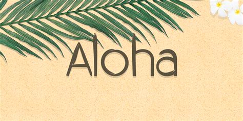 Aloha Windows font - free for Personal