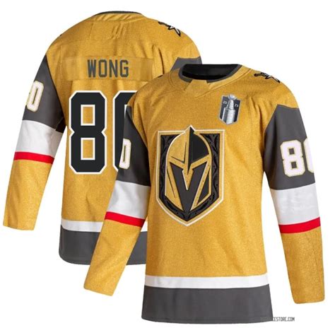 Gold Youth Tyler Wong Vegas Golden Knights Authentic 2020/21 Alternate ...