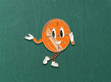 Miss Minutes Enamel Pin by Temper Tantrum on Dribbble