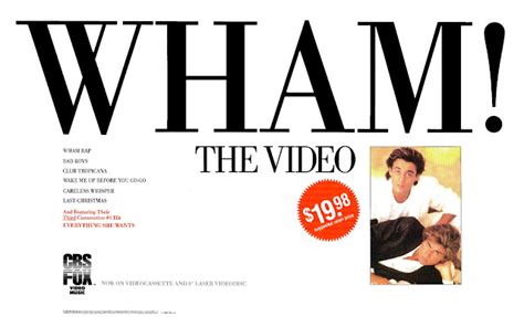 WHAM ! (Enjoy What You Do): Wham! The Video