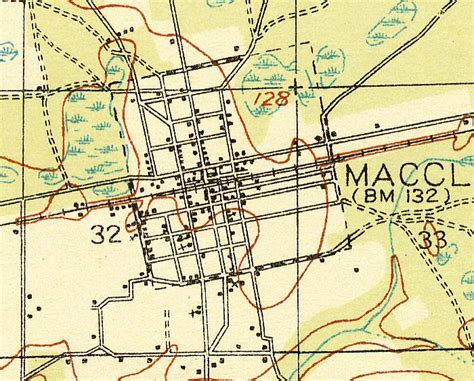 Map of Macclenny, 1918, Florida