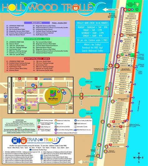 Hollywood (Florida) Tourist Map - Map Of Florida Beach Resorts | Printable Maps