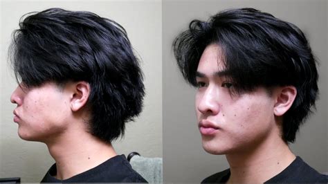 HOW TO: MENS WOLF CUT / MULLET HAIRSTYLE (cut, styling, care) - YouTube