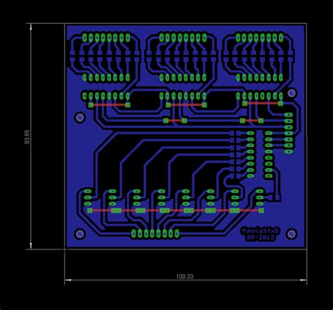 24x6 LED Matrix Control Circuit - Electronics-Lab
