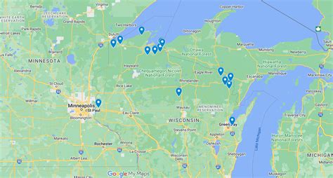 Wisconsin Waterfalls Map – Guide and Details to Falls in WI