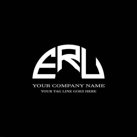 ERU letter logo creative design with vector graphic 7887665 Vector Art at Vecteezy