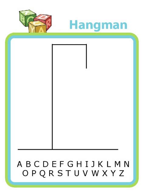 These printable hangman templates are a great way to keep your kids entertained anywhere you go ...