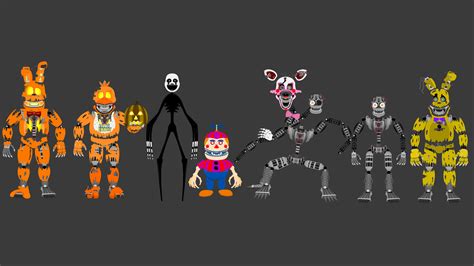 FNAF4 Halloween Edition +... | Fnaf, Fnaf art, Fnaf characters