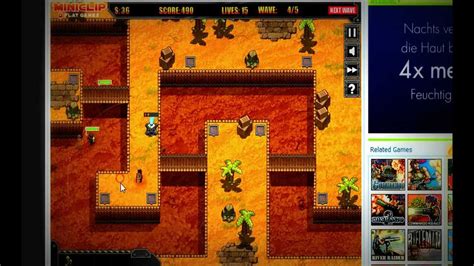 MiniClip Präsentiert Commando Defense FSK6 Action Game - YouTube