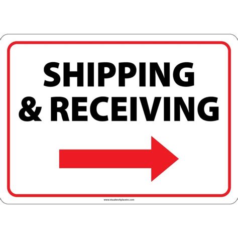 Shipping & Receiving, Right arrow - Visual Workplace, Inc.