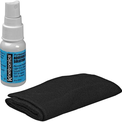 Kinetronics LCD Screen Cleaning Kit with Liquid and Cloth KSLSK