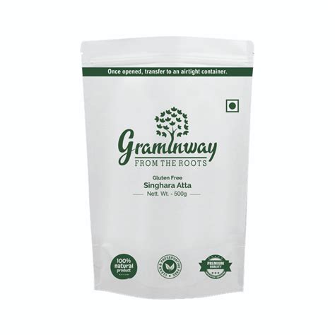 500gm Graminway Singhara Atta at Rs 120/pack | Chestnut Flour in Bengaluru | ID: 2850441045897