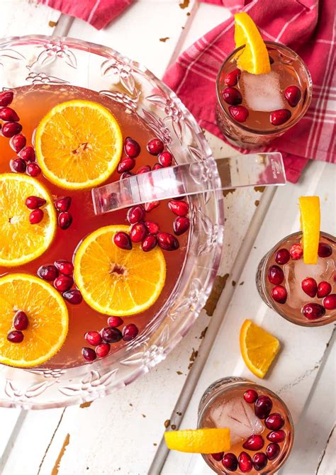 🏅 Recette de punch des fêtes (punch de Noël facile)