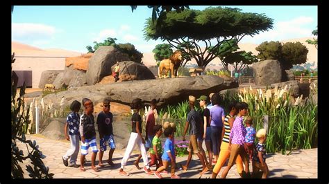 West African Lion Habitat | Planet Zoo Speed Build | Planet Zoo - YouTube