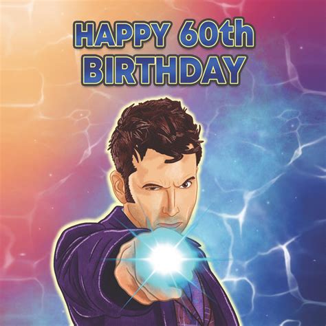 Doctor Who 60th Birthday Confetti-exploding Greetings Card – Boomf