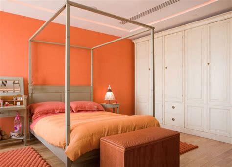 Bedroom Paint Ideas: What's Your Color Personality? | Bedroom orange, Orange bedroom walls ...