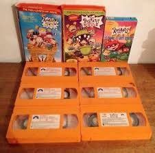 Nickelodeon Orange VHS Tapes : nostalgia