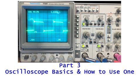 Oscilloscopes For Audio 101 - Part 3 - Oscilloscope Basics - How to Use One - YouTube