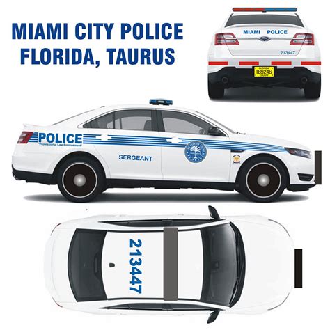 Miami City Police Fl (Florida) – Taurus – Bilbozodecals