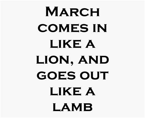 March Comes In Like A Lion And Lamb - Advanced Biological Marketing , Free Transparent Clipart ...