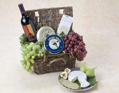 Wine and Food Baskets, Assorted Cheese and Wine Baskets, Wine and ...