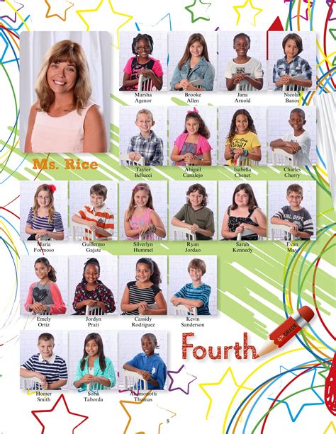 Elementary School Yearbook Sample | School yearbook, Elementary ...