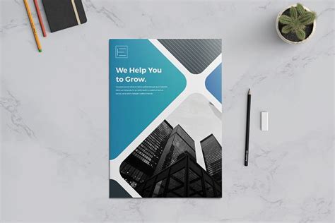 A4 Brochure Template | Creative Photoshop Templates ~ Creative Market