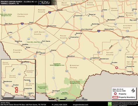 King Ranch Texas Map