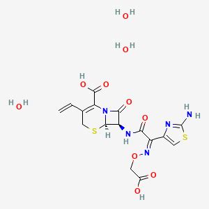 Cefixime trihydrate | C16H21N5O10S2 | CID 5491577 - PubChem