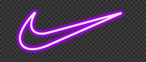 HD Purple Pink Nike Tick Neon Logo PNG | Citypng