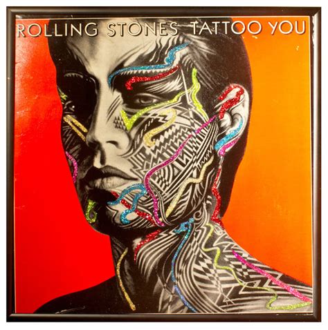 Glittered Rolling Stones “Tattoo You” Album - Eclectic - Artwork - by ...