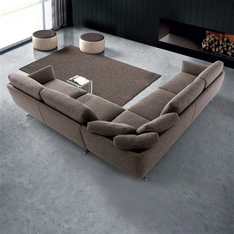 Slim Sectional Sofa with Chaise