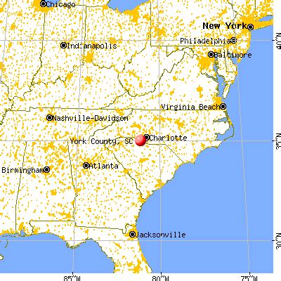 York County, South Carolina detailed profile - houses, real estate, cost of living, wages, work ...