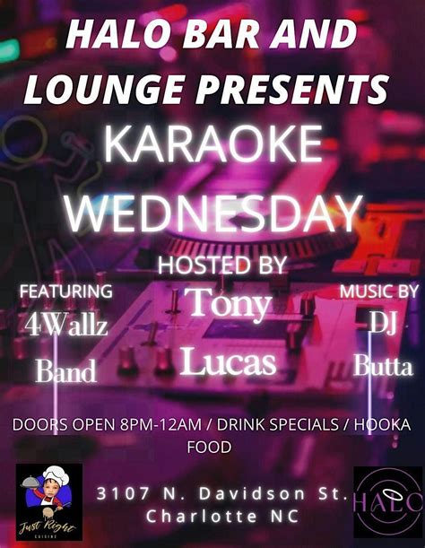 Karaoke Wednesdays @ Halo, Halo Bar & Lounge, Charlotte, 28 February to 29 February | AllEvents