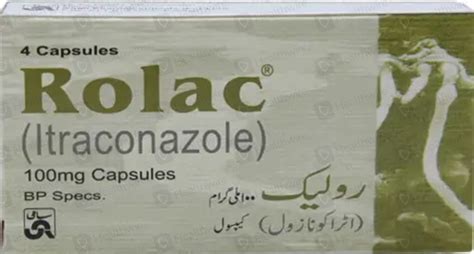 Rolac (100mg) 4 Capsules Price in Pakistan - Uses, Dosage, Side Effects