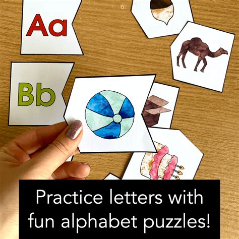 Beginning Sounds Letters Alphabet Puzzles