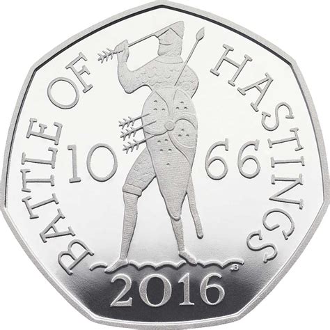 Royal Mint releases gold and silver versions of 50p Battle of Hastings ...