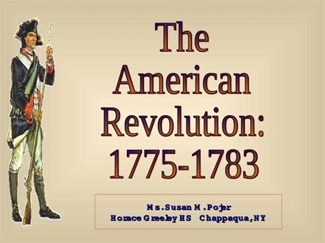 The American Revolution: 1775-1783 PPT for 8th - 11th Grade | Lesson Planet