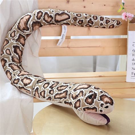 Giant Simulation Snake Cloth Toy Soft Stuffed Dolls Birthday Gifts Baby Funny Plush Toy long ...