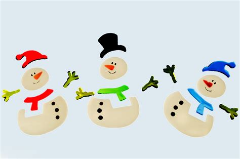 Drawing Snowmen Free Stock Photo - Public Domain Pictures