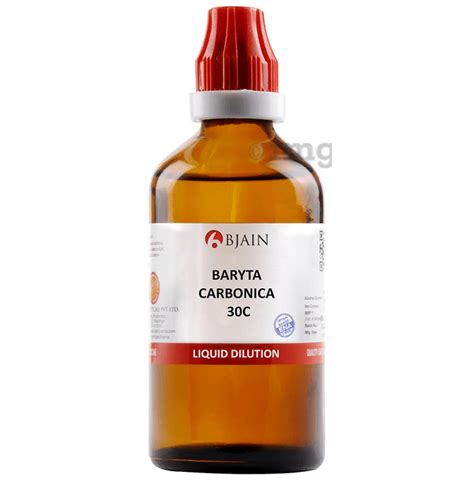 Bjain Baryta Carbonica Dilution 30C: Buy bottle of 100.0 ml Dilution at ...