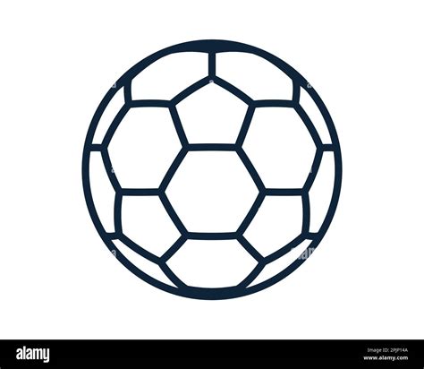 Football game ball icon. Classic soccer ball icon on isolated ...