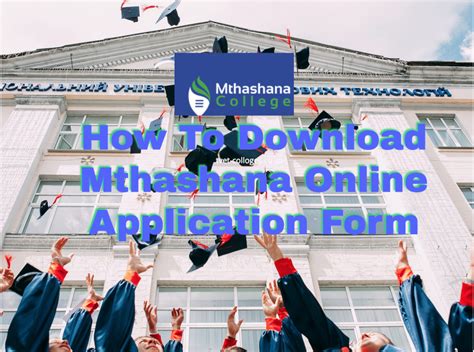 How To Download Mthashana Online Application Form - TVET Colleges