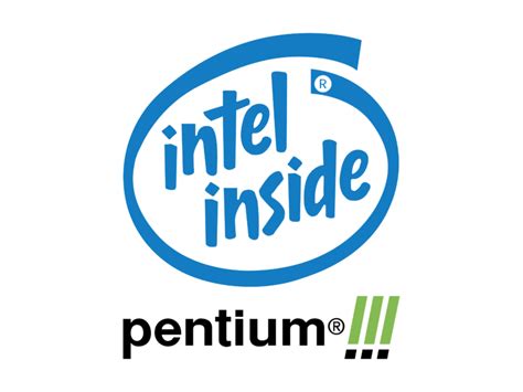 Pentium III Processor Logo PNG Transparent & SVG Vector - Freebie Supply