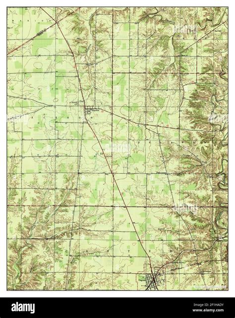 Osgood, Indiana, map 1946, 1:24000, United States of America by ...