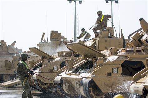 APS-5 Armored Brigade Combat Team equipment set returns to 401st Army Field Support Brigade ...