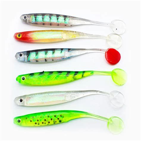 5pcs/lot 10cm 5g Weihai plastic lure soft plastic fishing lures swim baits soft shad Bass Minnow ...