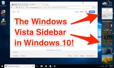 How to Add the 'Windows Vista Sidebar' to Windows 10 - Simple Help