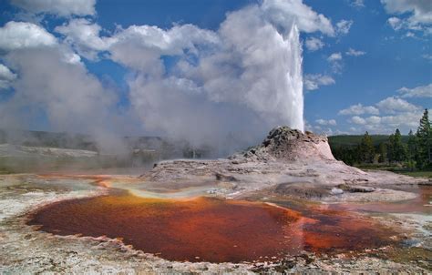 Geyser Water Eruption HD Wallpaper 113982 - Baltana