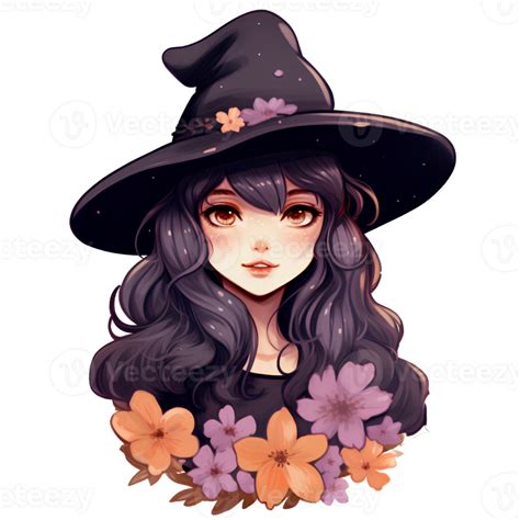 witch vintage halloween ai generative 28131182 PNG